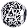 Charms Do Pandora Zawieszka Charms Litera A Moda Trusky