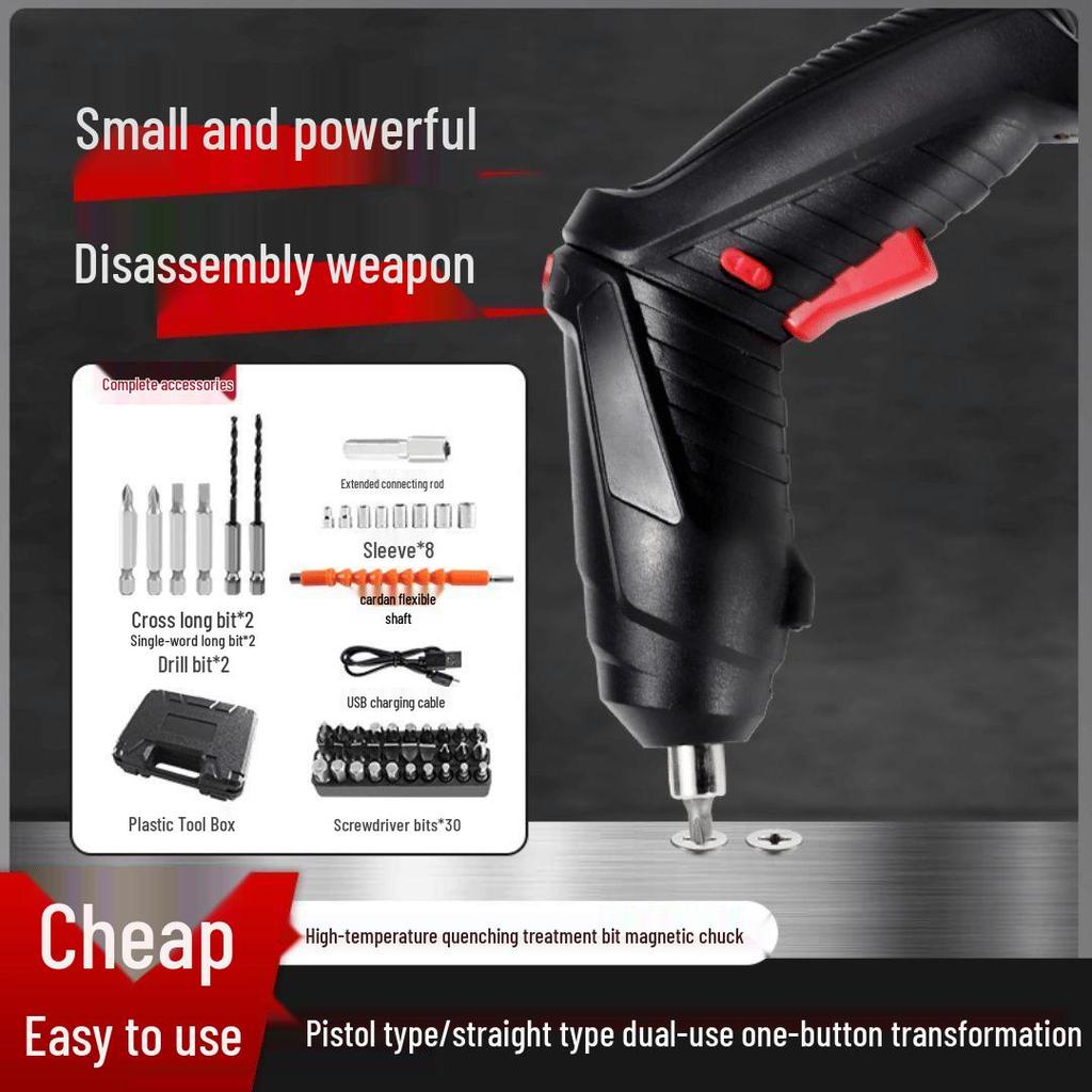 Rechargeable Mini Electric Screwdriver & Drill Tool