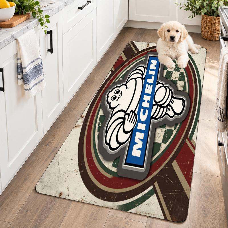 Flannel Kitchen Mat Michelin Soft Area Rug Non Slip Floor Carpet Home Decoration