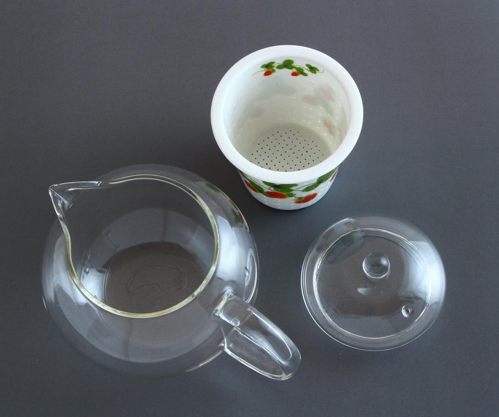 Toyo Ceramics FC550C Stylish Pot (Strawberry)