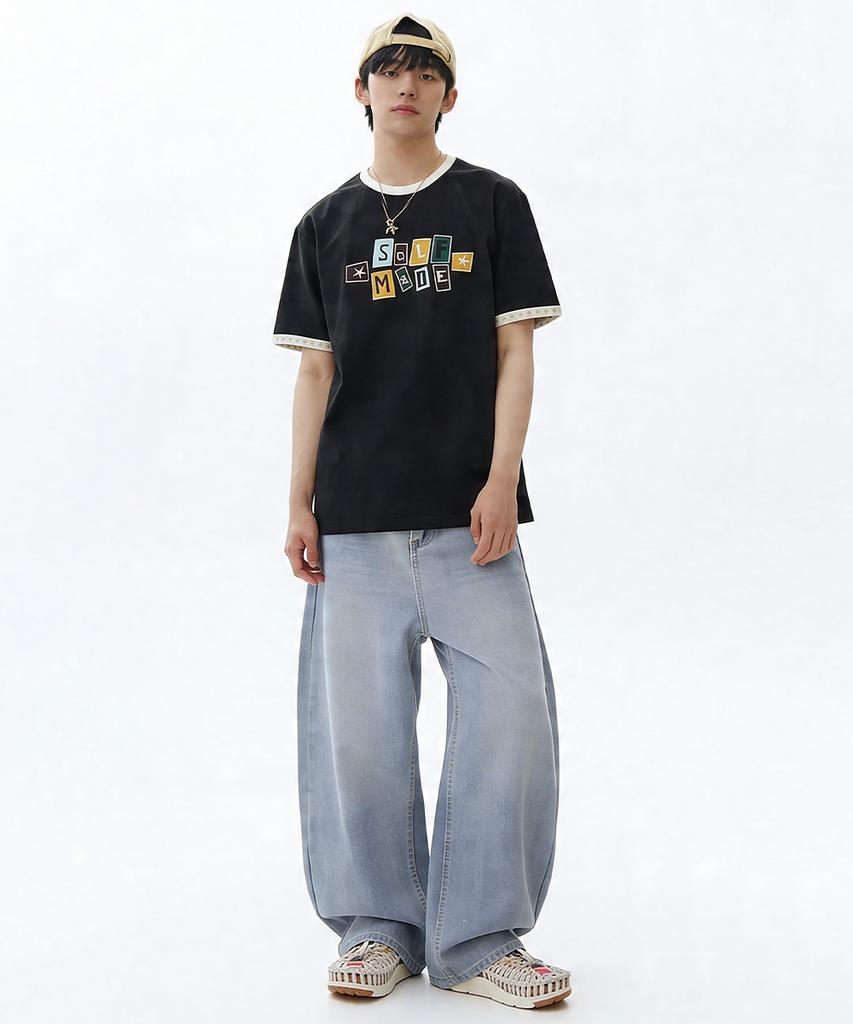 ARTISTWEAR Haverfit Washed Wide Denim Pants
