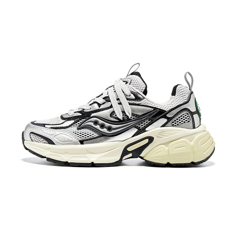 Saucony 2K Cavalry Retro Comfortable Durable Low-Top Casual Training Urban Commuting Running Shoes Unisex sneaker Silver Black S79053-1