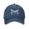 2026 Mayhem Black Metal Band Accessories Men Women Baseball Caps Distressed Denim Caps Hat Retro Outdoor Running Golf Headwear