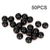 Weiche Gummikarpfenfischereiperlen Runde Rig-Perle 68mm Verschiedene Größen Packung mit 50