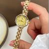 Mini Kleine Exquisite Quarzuhr Mittelalterliches Armband Damen Uhr Inlandsprodukt 1990er Retro Achteckiges Zifferblatt