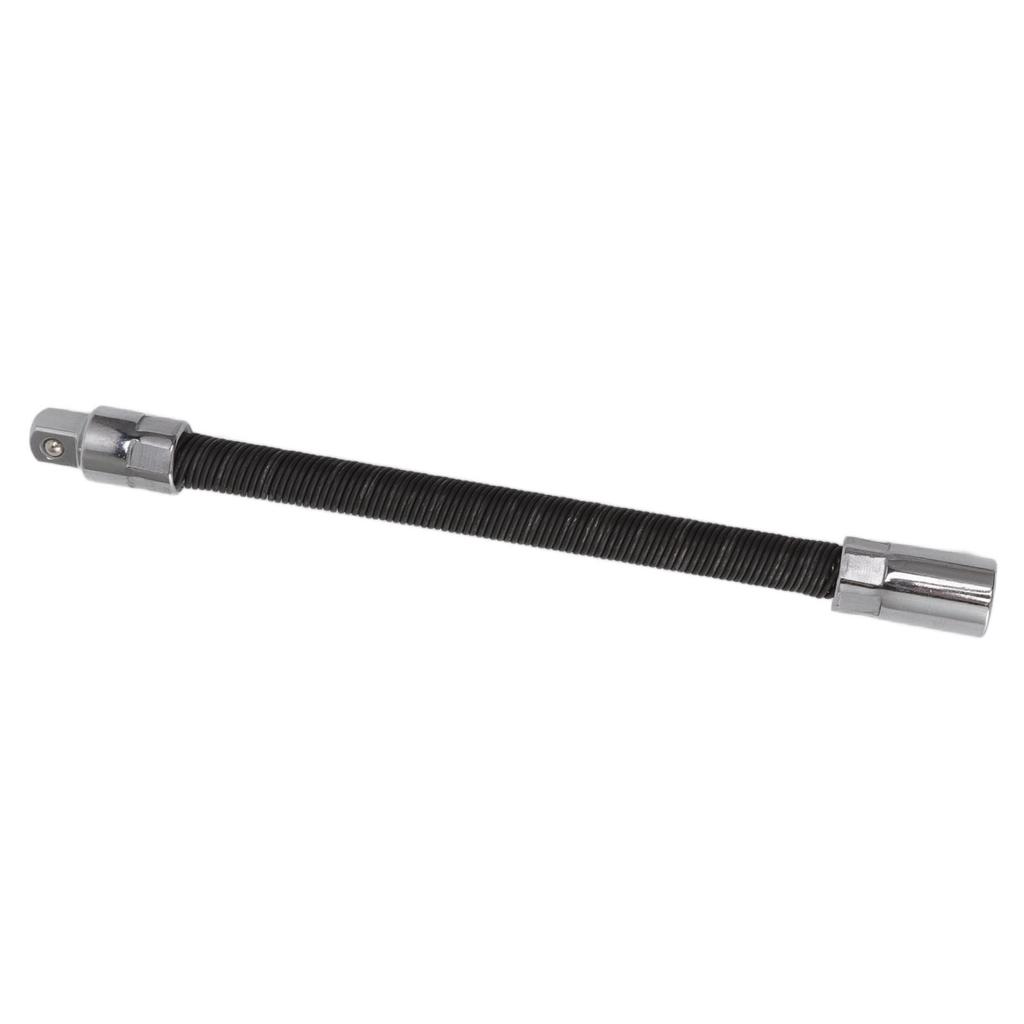 Wrench Extension Rod Bendable Universal Flexible Shaft Sleeve Extension Bar for Factory Workshop Black