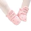 Baby Shoes with Cute Heart Embroidery, Thick and Warm for Infant Girls and Boys 0-12 Months