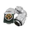 WEIPU WY32 TU/Z Waterproof 90 Degree Right Angle 4 6 8 10 11 12 13 19 Pin Aviation Connector M32 Signal Adapter Power Charger