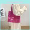 Fashionable Street Style Pvc Tote Bag 2023 Summer Trendy Women's Handbag