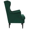 Armchair Dark Green Velvet