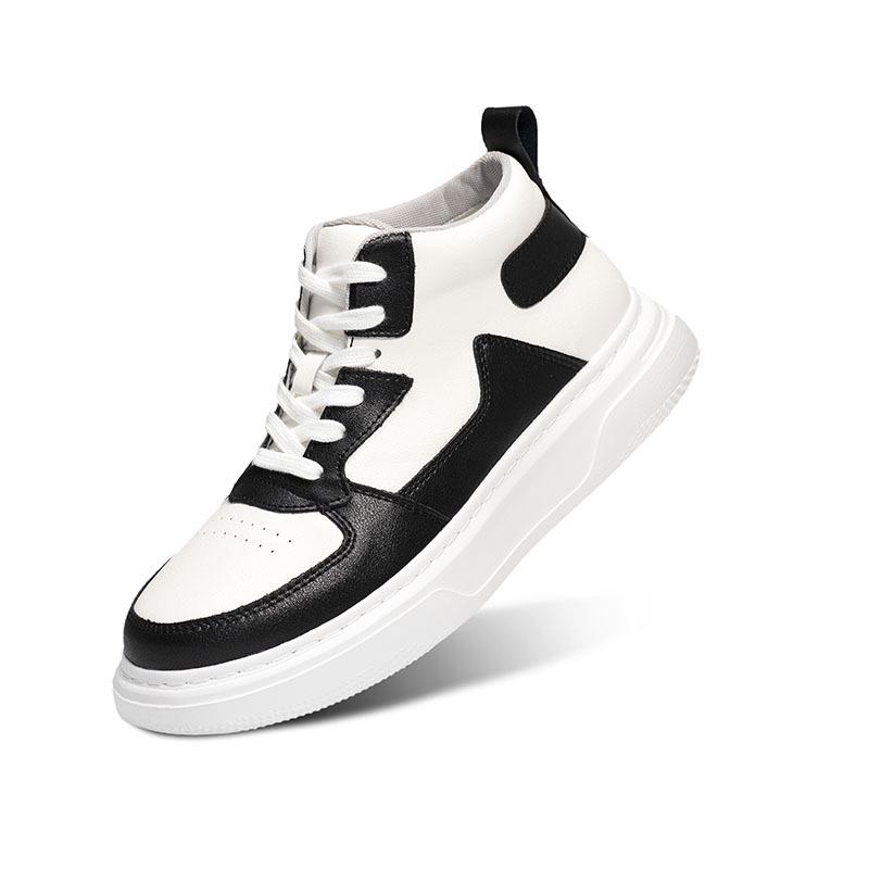 Invisible Height-Boosting 6CM Trendy Unisex Korean Style High-Top Sneakers for Students