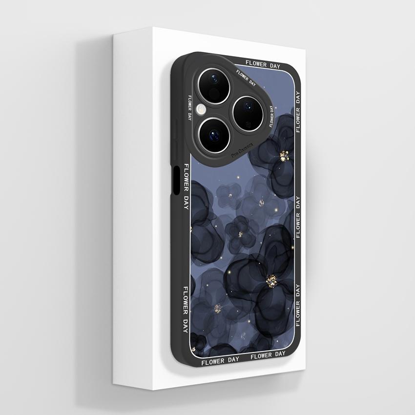 For Huawei Pura 80 Pro Honor X7d X9d X20 V40 Phone Cases Beautiful Village Patterns Lens Protection Liquid Silicone Shockproof Shell For Huawei Casing