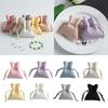 Fashion Jewelry Box with Vibrant Leather Pouch Perfect for Wedding and Holiday Present Presentation Leather Jewelry Bag