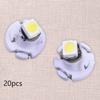12V 20Pcs T3 Wedge Car Motorcycle Truck Interior Dashboard trument Panel Light A/C Climate Control Lamp Bulb Universal