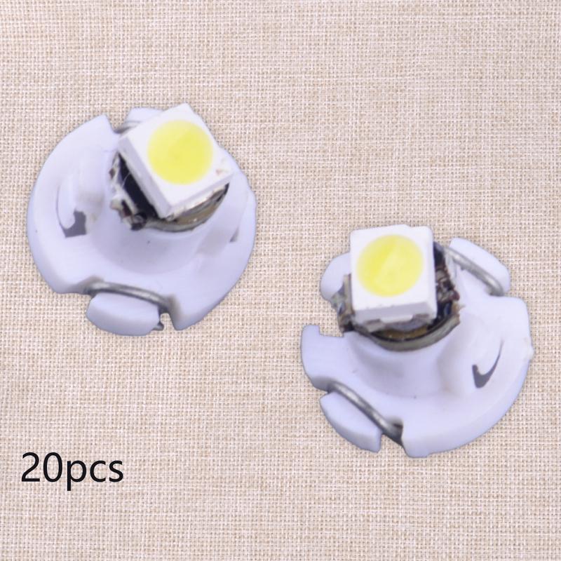 12V 20Pcs T3 Wedge Car Motorcycle Truck Interior Dashboard trument Panel Light A/C Climate Control Lamp Bulb Universal