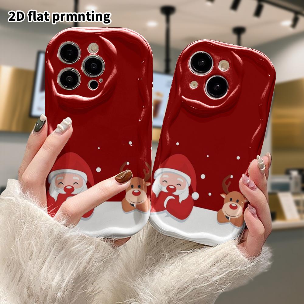 Phone Case: 2D Flat Design, Suitable for iPhone 18 17 16 15 14 13 12 Pro Protective Case, Phone Decoration, Flat Illustration, Halloween and Christmas
