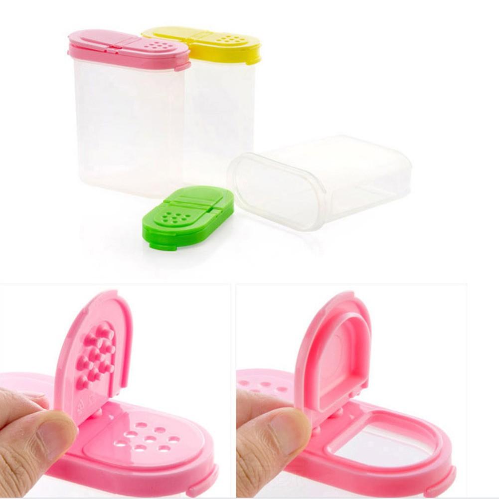 Průhledné kořenky Průhledné kořenky Dvojité víčko Kuchyňské skladování Krabička na koření