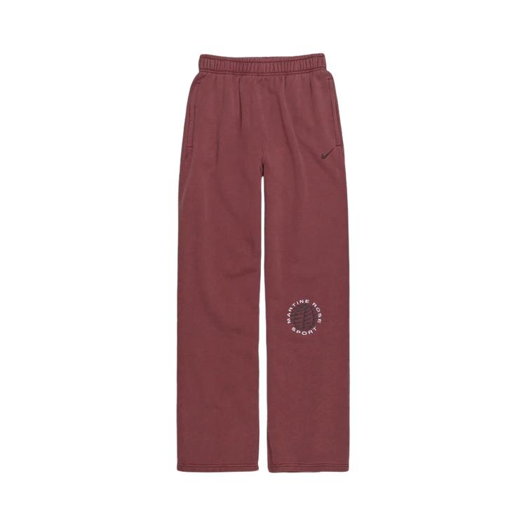 Nike x Martine Rose Fleece Pants Team Crimson Men Bottoms Red HM9033-613