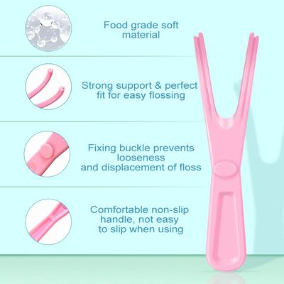 Y-shaped Replaceable Oral Hygiene Dental Floss Holder