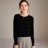 2026 Autumn/Winter Women's Classic Round Neck 100% Pure Cashmere Loose Knit Sweater