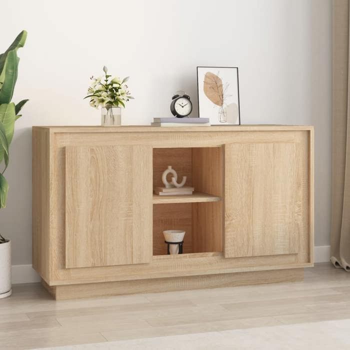 VidaXL Buffet, Sideboard with Compartments and Doors, Living Room Dining Room Interior Storage Furniture, Modern, 831880