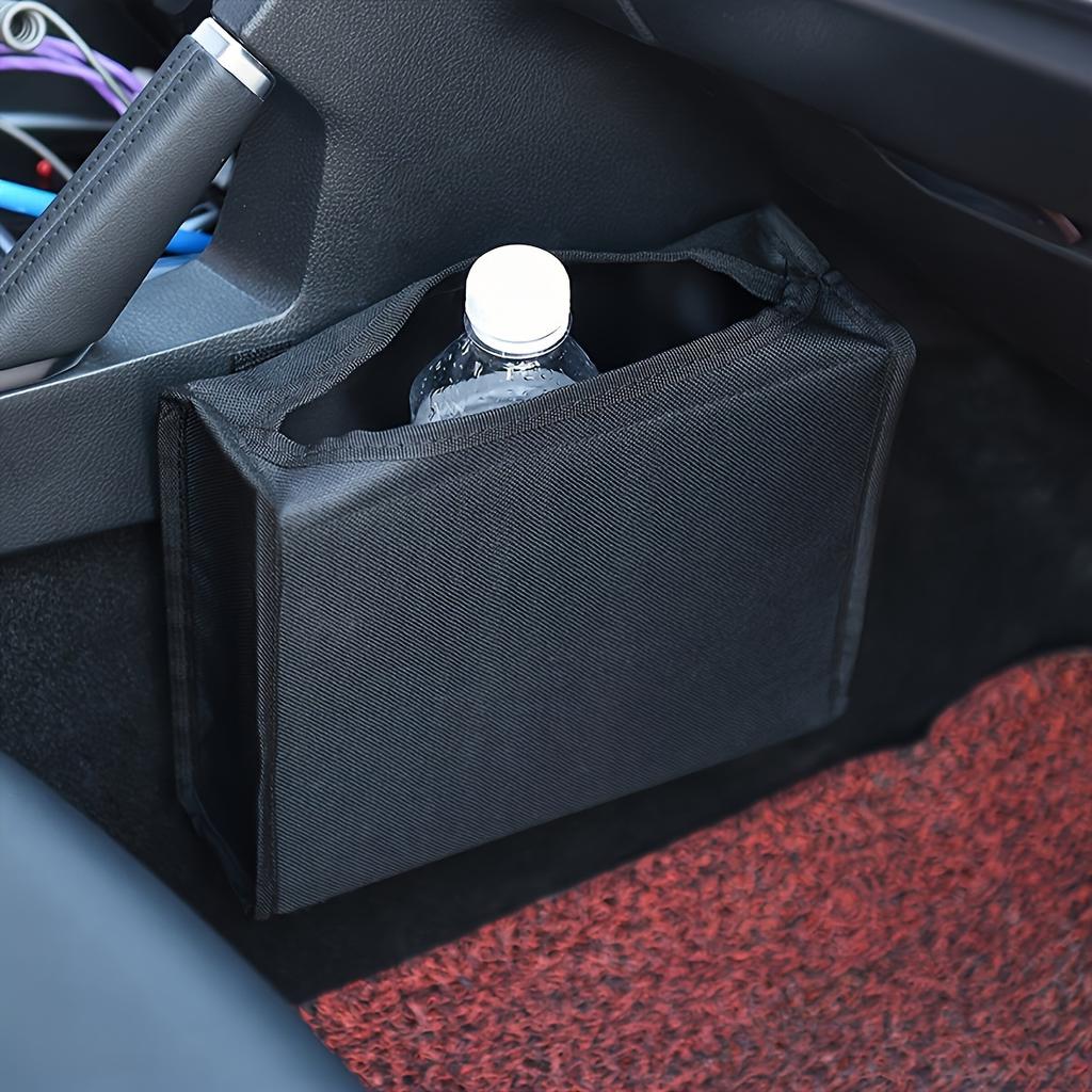 Black car-mounted garbage bin, multi-functional car-mounted storage bag, car storage box, car storage container