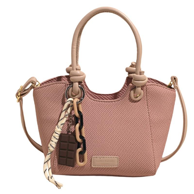 Hand carry premium bucket bag women's summer niche simple casual shoulder bag new trendy women's bag