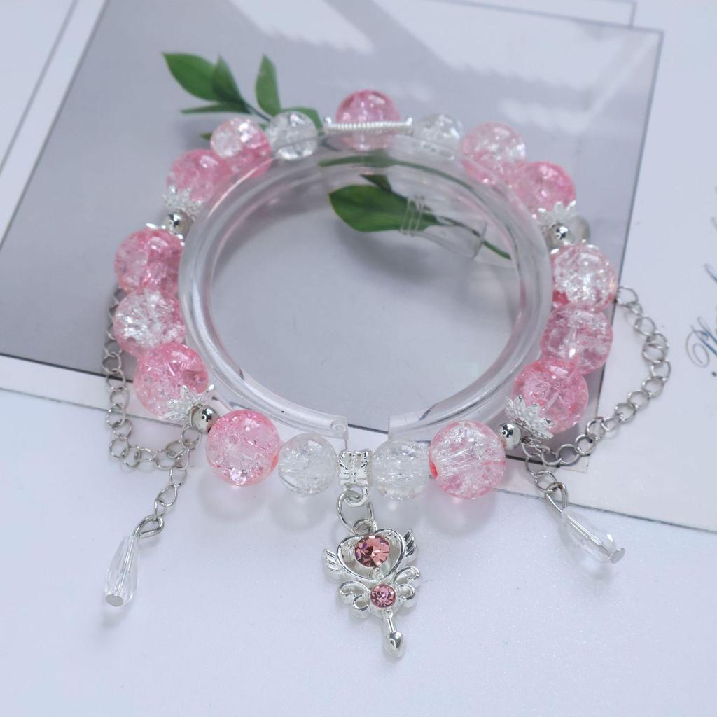 Mori Style Mermaid Crystal Bracelet – Versatile Niche Design for Women, Ideal for Students and Best Friends