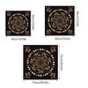 Tarot Card Tablecloth Altars Cloth Moonphases Plant Astrologys Tablecloth Divinations Card Mat Tapestry Wall Decoration