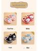 Sanrio Winter Furry Cotton Slippers for Girls – Warm Indoor Cartoon Shoes with Thick Soles, available in Parent-Child Sizes.