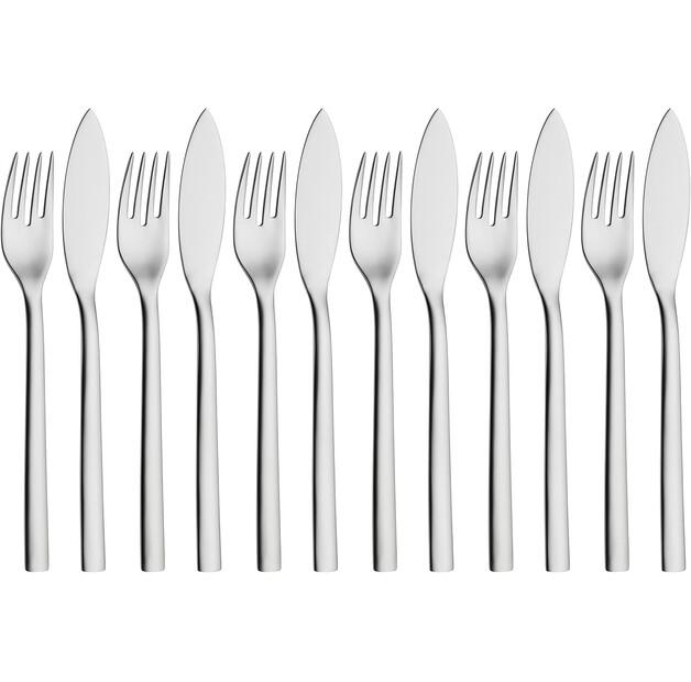 

Набор столовых приборов для рыбы WMF Nuova, 12 предметов (12.9150.6046)