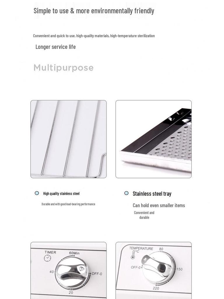 Hochtemperatur-Desinfektionsschrank für Schönheitssalon- & Dentalwerkzeuge