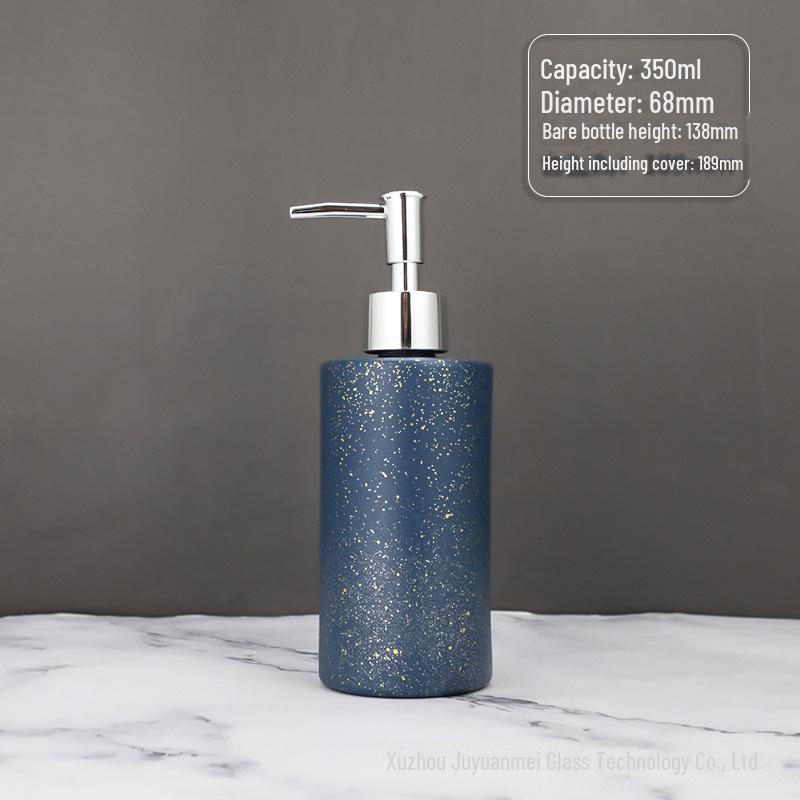 Nordic Style Glass Lotion & Soap Bottle for Home, Hand Sanitizer, and Hotel Shower Gel