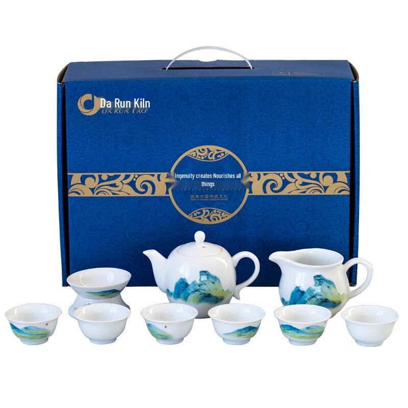 

Чайный набор из белого фарфора Dehua Darunyao Гуаньшаньюэ