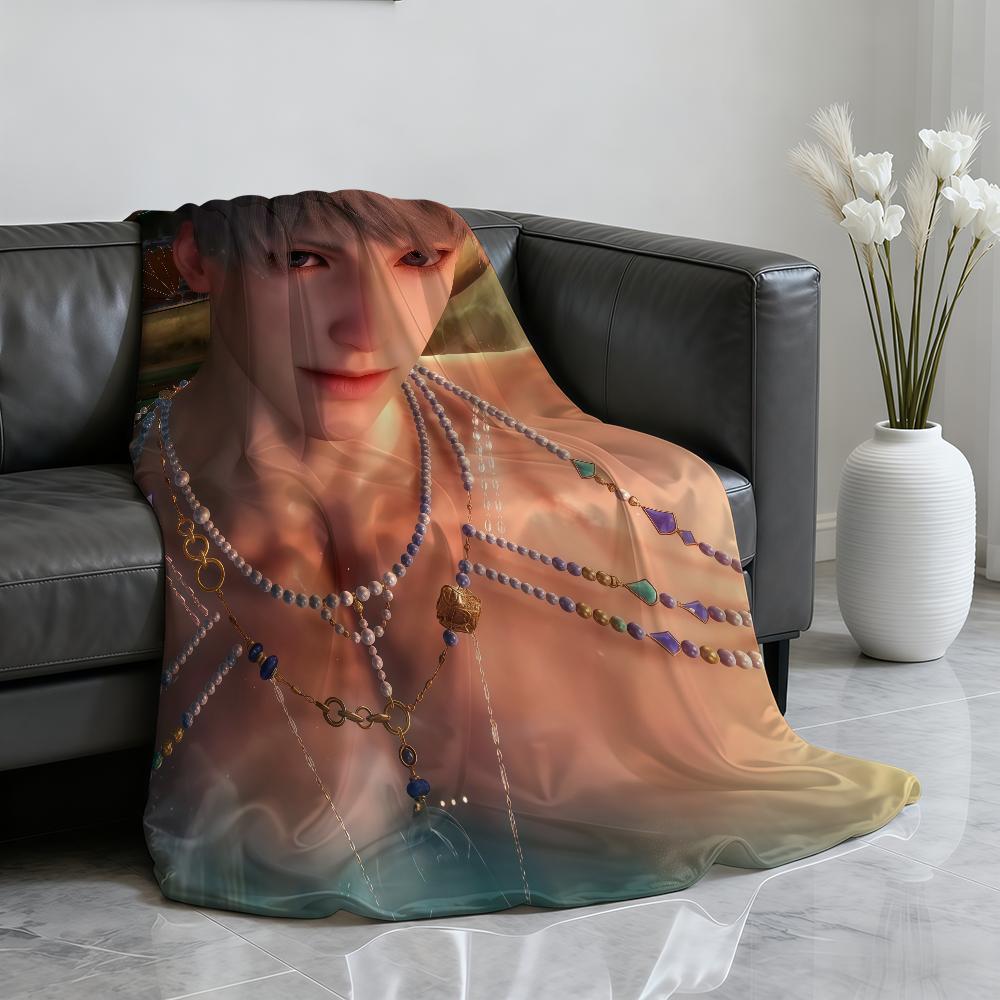 Linger Lust Love and deepspace Blanket Soft Throw Blanket for Home Bedroom Bed Sofa Picnic Travel Office Rest Cover Blanket Gift