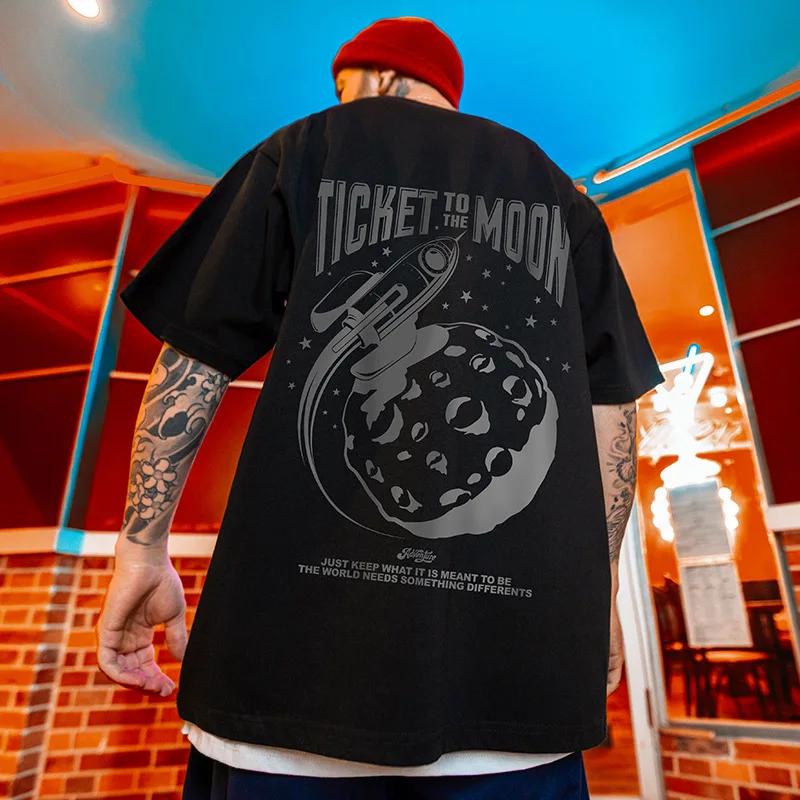 Oversized Men's Cotton T-shirt Short Sleeve Tee Summer Breathable Hip Hop Streetwear Y2k Tops Graphic T Shirts Harajuku Clothing