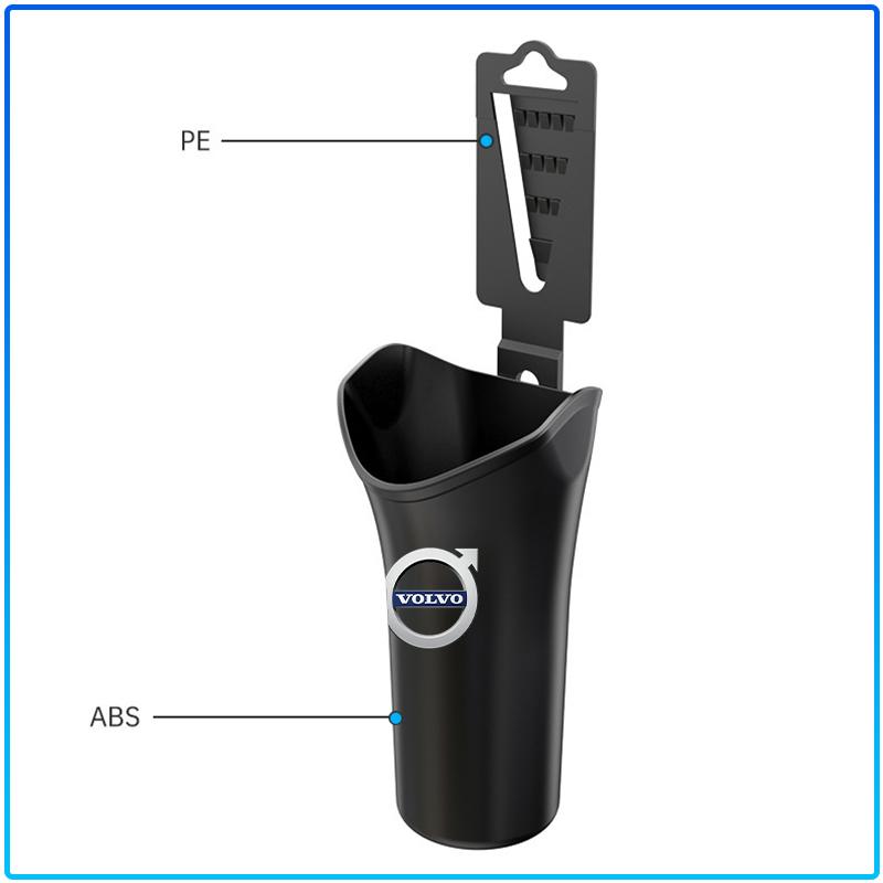 Multi-Function Auto Car Holder Bucket Storage Box Styling For Volvo 240 C70 S40 S50 S60 S70 S80 S90 V40 V50 V60 V90 XC40 XC60 XC90 Vnl Truck