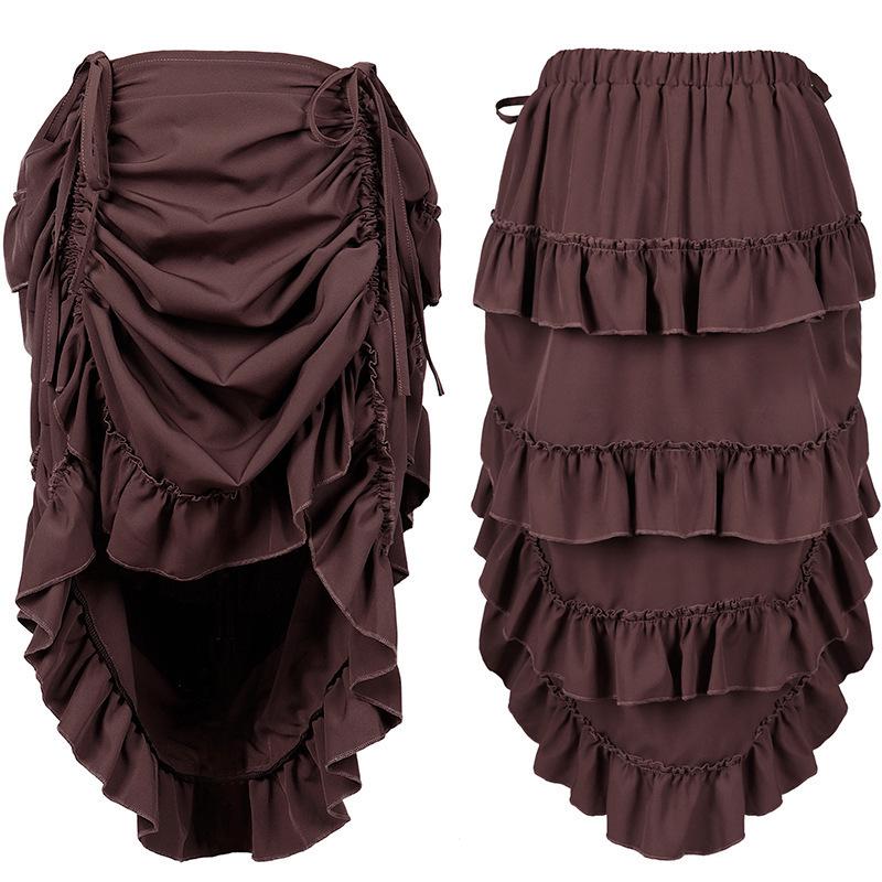 

Medieval Stage Costume: Solid Color Women s Half Skirt Medium