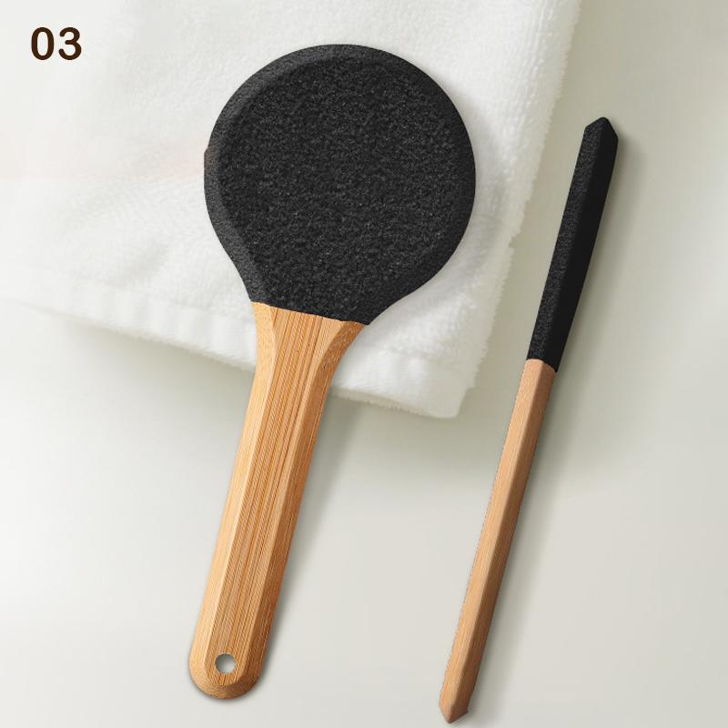 1 Pcs Professional Files Double Sided Foot File Callus Remover For Feet Wooden Pedicure Grater To Smooth Hard Coarse Tough Skin