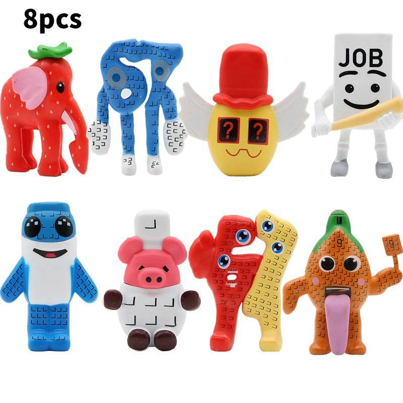 

Steal N Catch The Brainrot Pvc Game Toy Set With Anime Figures For Display And Play