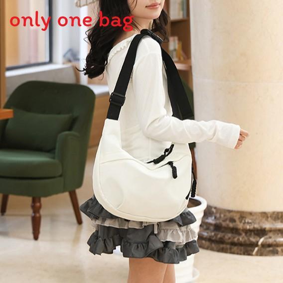 Crossbody Bag For Women With Nylon Material And Zipper Closure For Daily Use