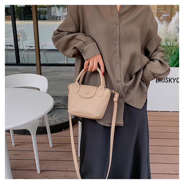 Kadın Fransız Şık Kova Çanta - 2023 Trend Çok Yönlü Çapraz ve Omuz El Çantası