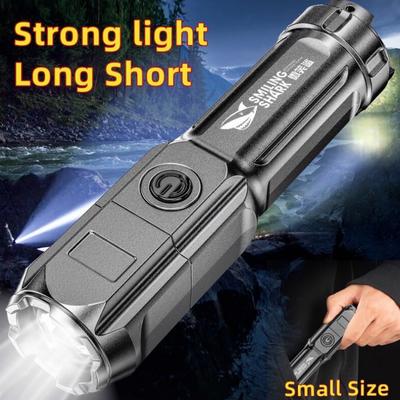 ABS-Lichtfokussierung, häufig verwendete tragbare Outdoor-Taschenlampe