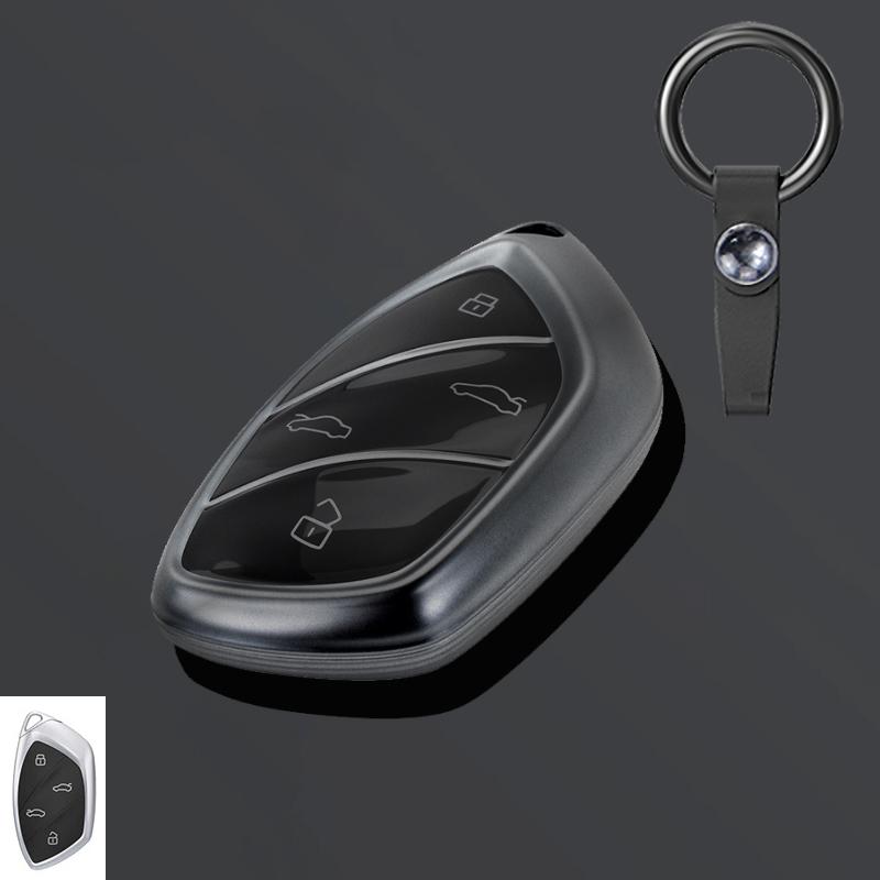 Tpu Car Remote Key Case Cover Shell Keychain For Roewe Rx5 I6 I5 Rx3 Rx8 Erx5 Mg Zs Ev Mg6 Ezs Hs Ehs Marvel X Marvel R