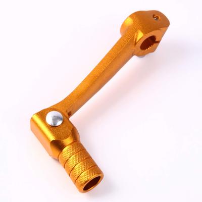 [D's Strano] Shift Pedal, Change Pedal, Shift Lever, Motorcycle, Universal Use, Foldable, Custom Dress Up (Gold)