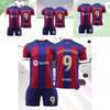 Barcelona Home Jersey Messi 10 Lewandowski 9 Gavi 30 Pedri 8 Suitable For Children Various Sizes Available