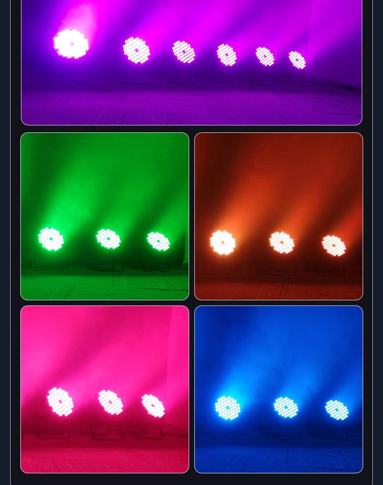 54 LED Full-Color PAR Stage Lights for Dance Studios & Atmosphere Spotlights