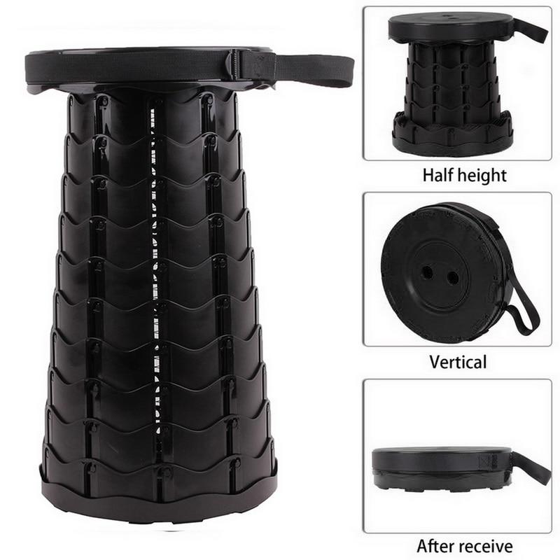 Retractable Stool Folding Chiar Stretching Home Camping Hiking Chair