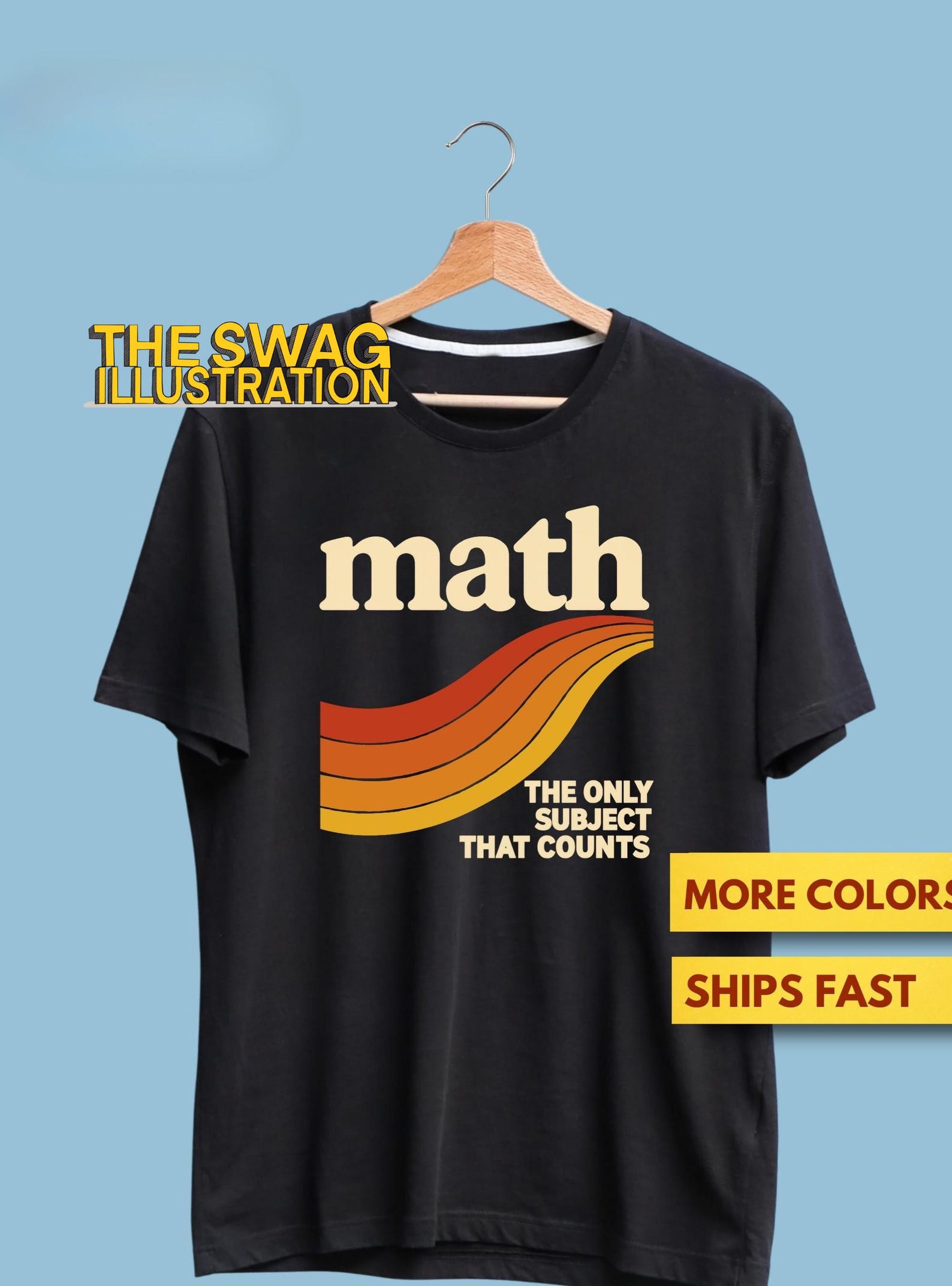 Math Shirt, Math. The Only Subject That Counts Funny Math Pun, Math Humour GifT shirt, Math Nerd, Math Geek GifT shirt, Ultra Soft Tee S