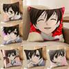 H-Haruhi Fujioka Pillow Case Anti-dustmite Pillowcase Invisible zipper silky Sofa cushion cover